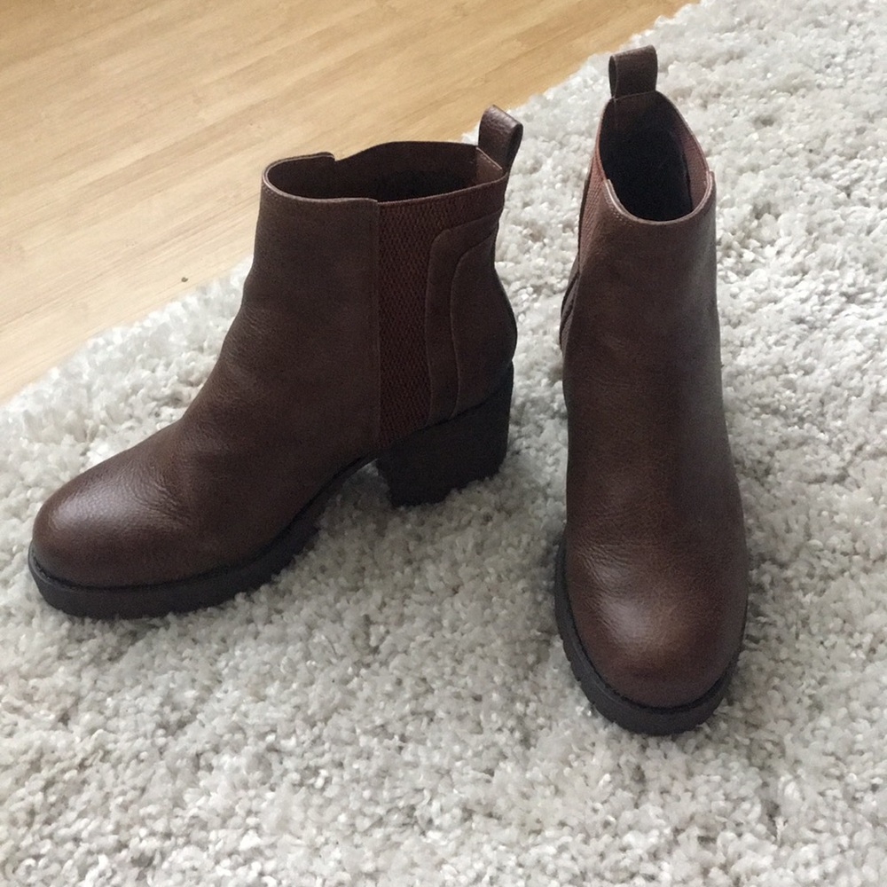 Brown Chunky MIA Booties